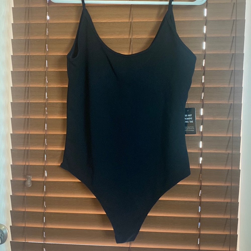 Express Thong Black Bodysuit size M